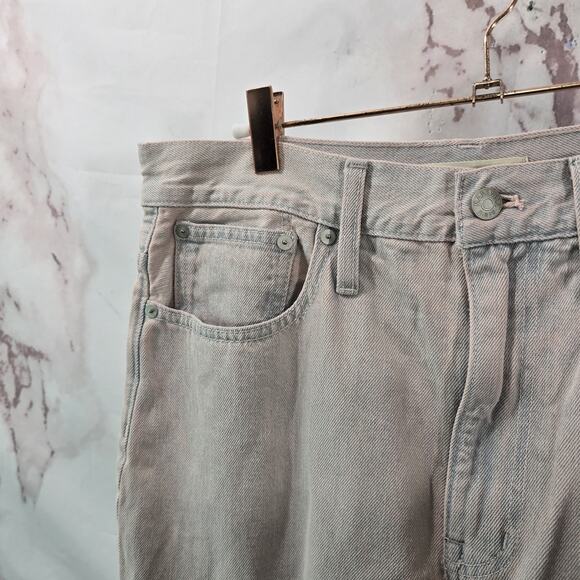 Madewell Jeans Womens 30 Pink High Rise Straight Mom Overdyed Lilac - Picture 2 of 14